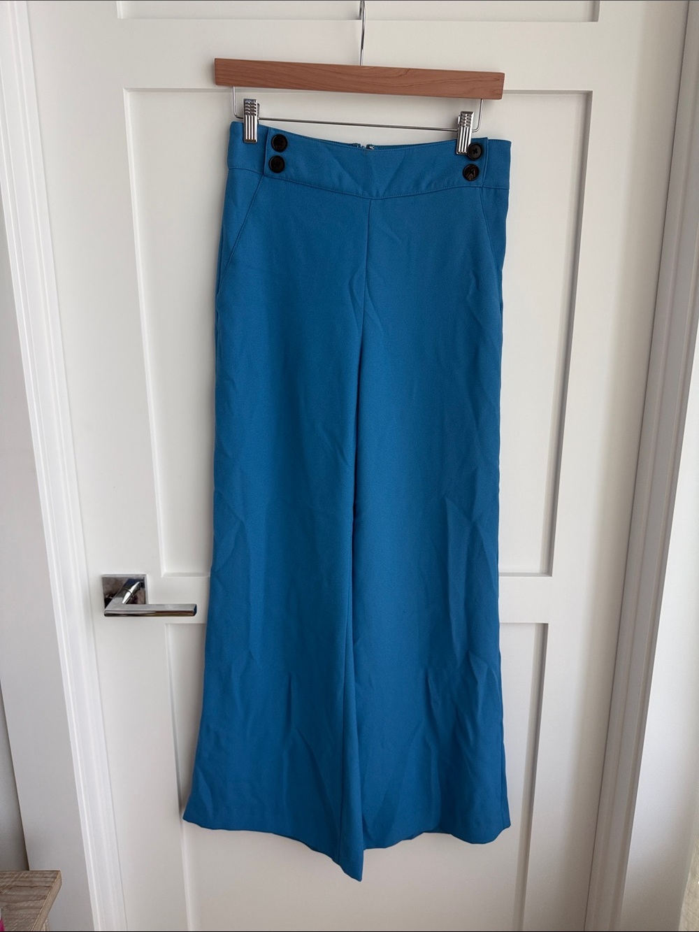 Veronica beard wide leg high waisted trouser